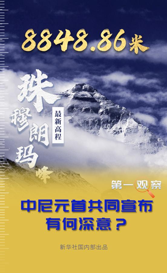 8848.86刷屏了！中尼元首共同宣布珠峰“身高”有何深意？(图1)